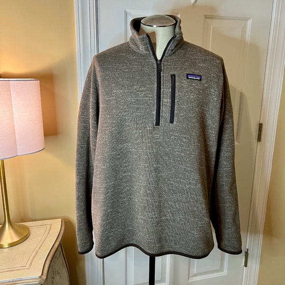 NWOT Men's Patagonia Better Sweater 1/4 Quarter Zip Fleece Pullover Size‎ XL - Picture 1 of 3